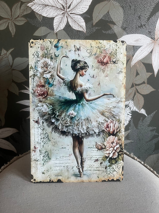 plaque métal décorative