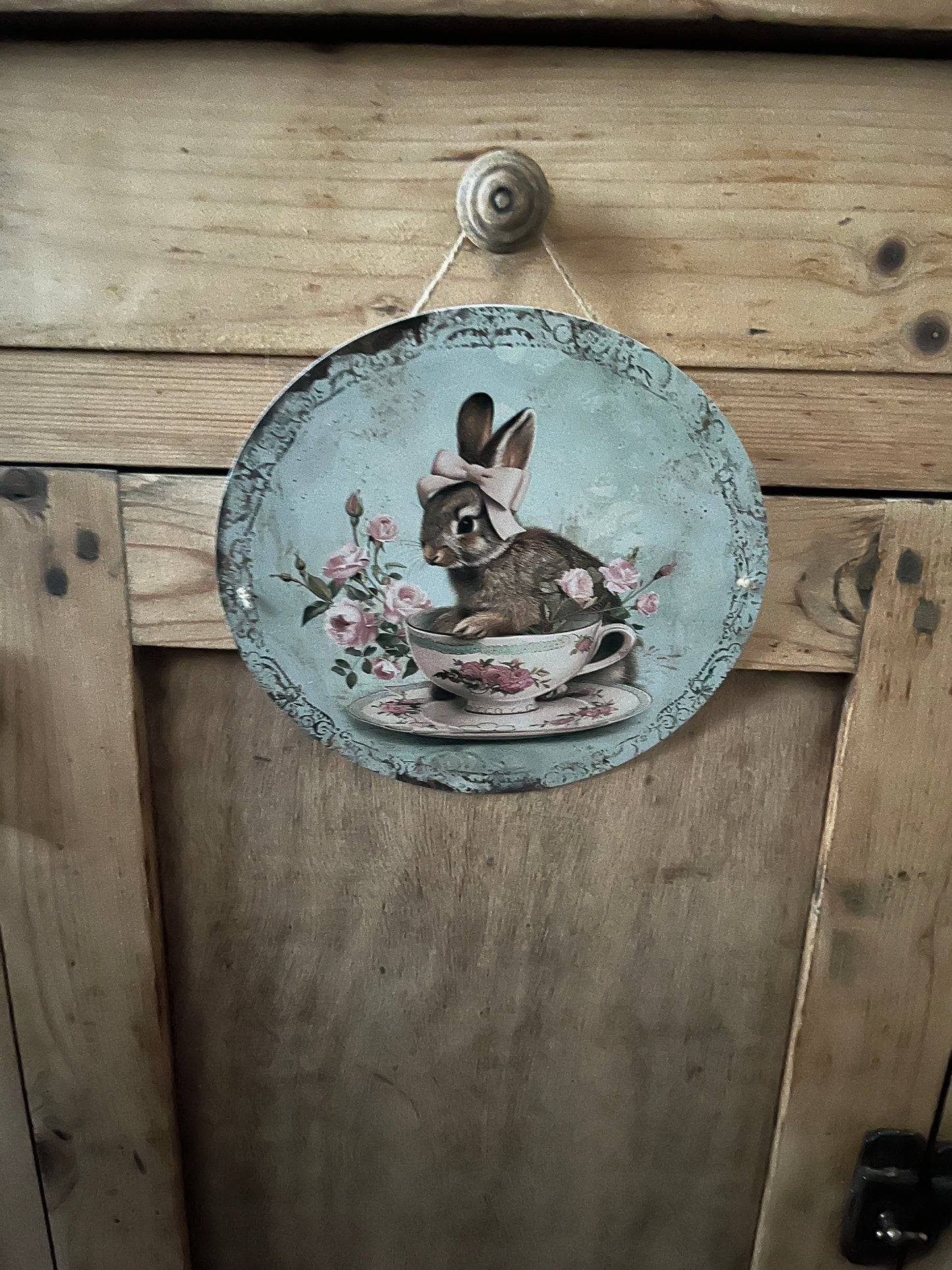 Plaque métal décorative