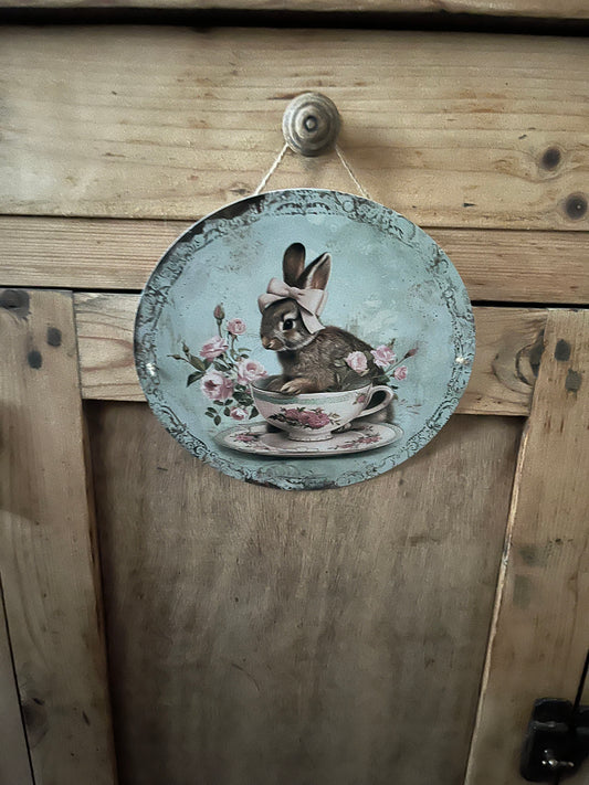 Plaque métal décorative